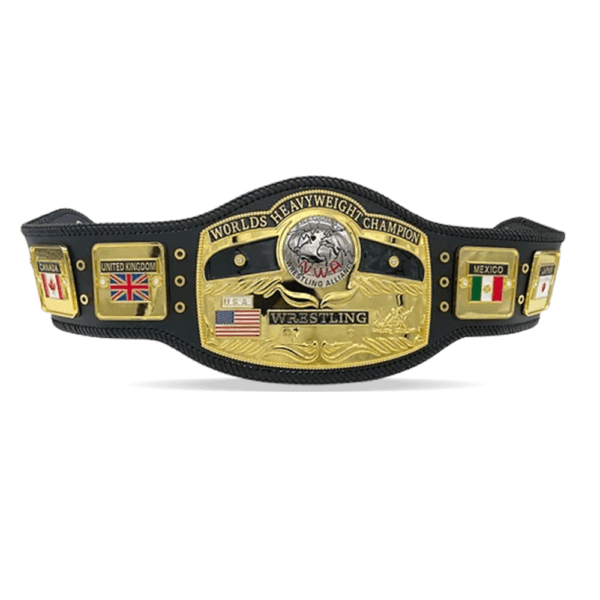 NWA Domed Globe World Heavyweight Championship Title Belt